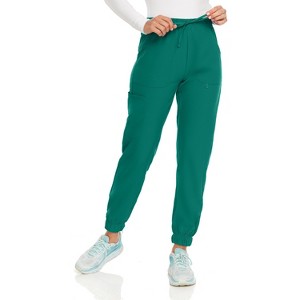 Hey Collection Women Medical Scrubs Jogger Pants with 4 Pockets and 4-Way Stretch - 1 of 4