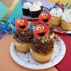 Sesame Street Elmo Face Cupcake Picks Toppers Decoration Set of 6 - 4 of 4