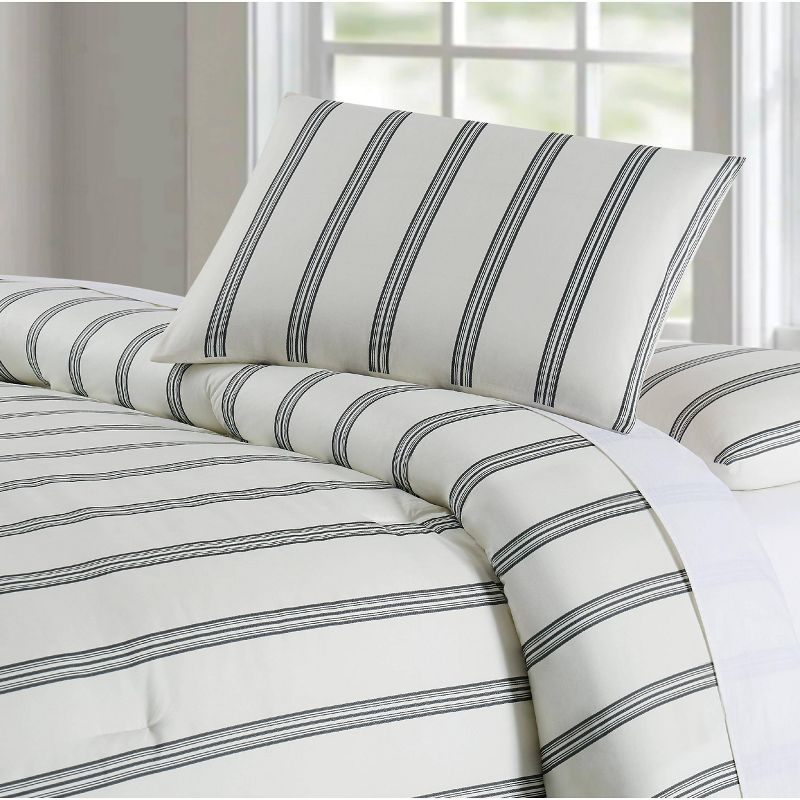 Truly Soft Everyday Millenial Stripe Comforter Set, 3 of 6