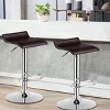 Tangkula 2-Piece Pub Swivel Barstool Height Adjustable Square Pub Chairs with Footrest - image 2 of 4