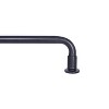 Kenney 5/8" Wrap Around Room Darkening Curtain Rod, 86-120�, Black - 3 of 4