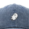 Dalix Ghost Embroidered Mens Womens Cotton Dad Hat Baseball Cap Adjustable - 2 of 4