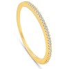 Pompeii3 1/10ct Diamond Wedding Ring 14k Yellow Gold - 3 of 4