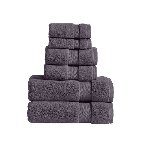 6pc Plume Cotton Feather Touch Antimicrobial Bath Towel Set - Beautyrest :  Target