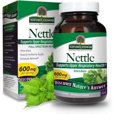 Nature's Answer Nettle Vegetarian Capsules 900mg, 90 Ct