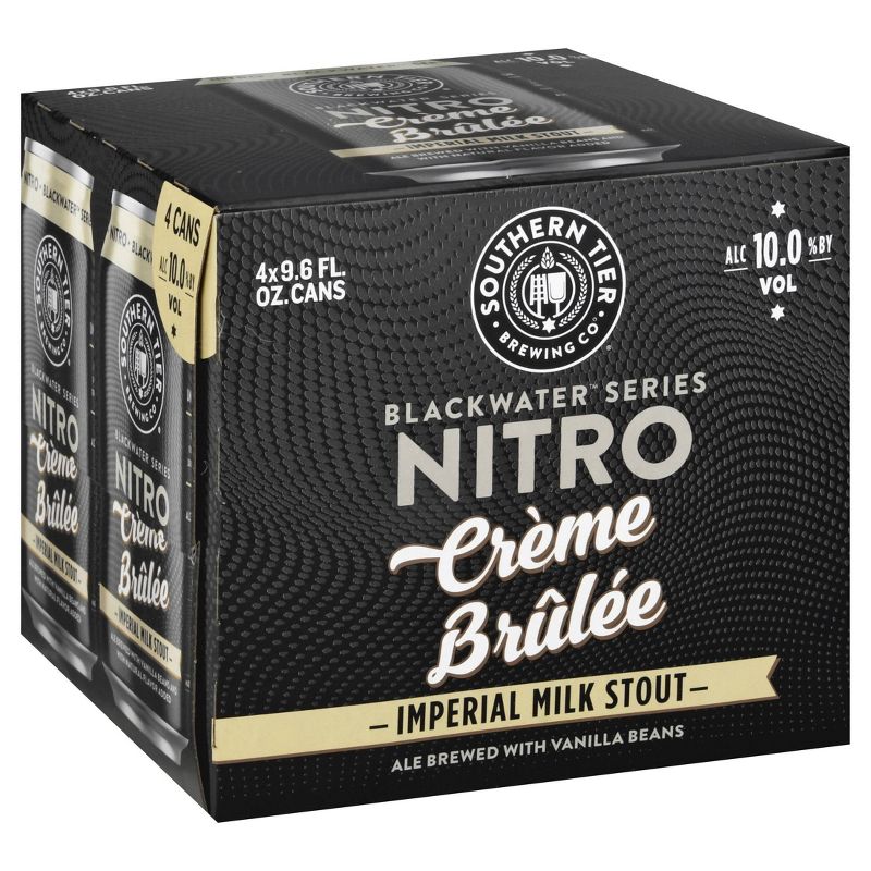 Southern Tier Black Water Nitro Creme Brulee Imperial Milk Stout- 4pk/9.6 fl oz Cans, 1 of 6