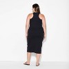 Women's ButterBliss Keyhole Racer Back Midi Bodycon Dress - Wild Fable™ - 3 of 3