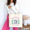 City Creek Prints Golf Wives Social Club Canvas Tote Bag - 15x16 - Natural - 2 of 2
