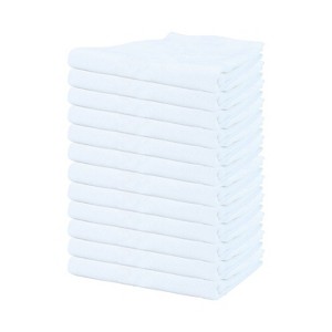 Sloppy Chef Herringbone Kitchen Towel (12 Pack), 15x25, 100% Cotton Tea Towel - 1 of 4