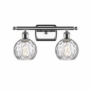 Athens Water Glass - 2 Light Bath Vanity In Industrial Style-11 Inches Tall and 16 Inches Wide - 1 of 1
