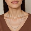 925 Silver Necklace for Women - Adjustable O-Slab Chain (45+5cm) - Gift for Bride, Mother, Valentine's Day - 3 of 4