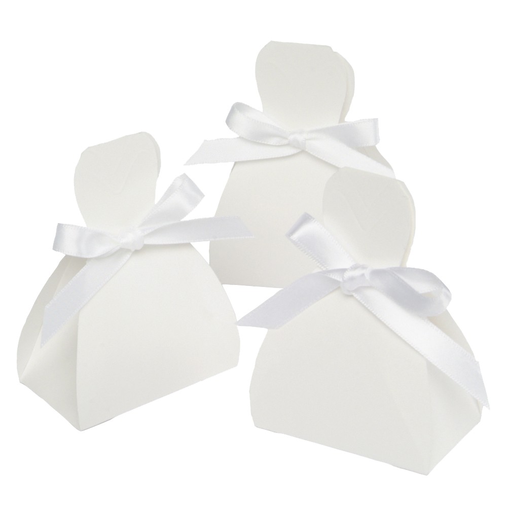 Photos - Other Souvenirs 24ct Wedding Dress Favor Boxes