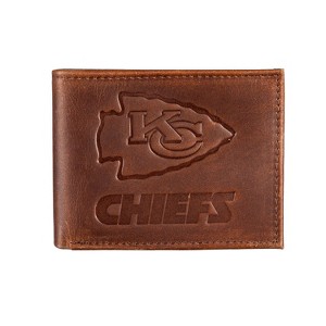 Evergreen Kansas City Chiefs Bi-Fold Wallet, Brown - 1 of 2