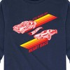 Boys' - Hot Wheels - Valentine's You Make My Heart Race Long Sleeve Graphic T-Shirt - 2 of 4