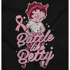 Breast Cancer Battle Like Betty Boop Womens Graphic T Shirt Tees Brisco Brands - 2 of 4