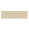 vidaXL Garden Bench Cushion Beige 70.9"x19.7"x1.2" Oxford Fabric - 4 of 4