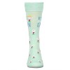 Memoi Men's King of the Green Bamboo Crew Socks Mint 10-13 - 2 of 4