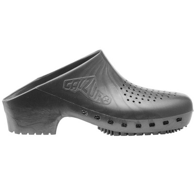 Calzuro Adult Classic Clogs With Holes Metallic Grey