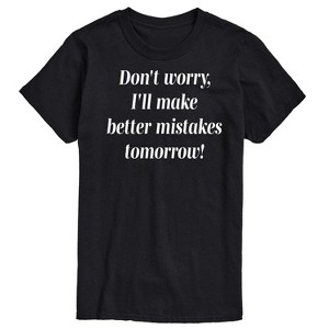 Men's - Instant Message - Better Mistakes Tomorrow Short Sleeve Graphic T-Shirt - 1 of 4