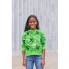 Minecraft Creeper Girls French Terry Pullover Sweatshirt Little Kid to Big Kid - 2 of 4