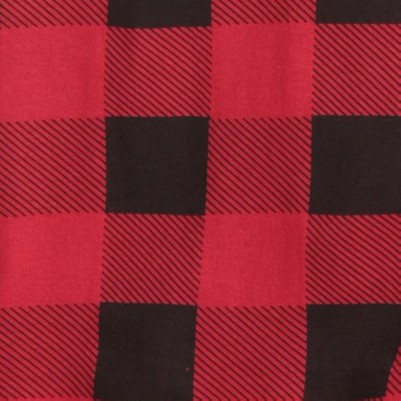 red black buffalo plaid without buttons
