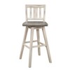 NicBex Dining Chairs Set of 2 Counter Height Chairs 360-degree Swivel Chair Solid Rubberwood for Kitchen, Home Bar - 4 of 4