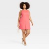 Women's Knit Ballerina Mini Dress - A New Day™ - 3 of 3