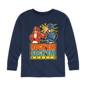 Boys' - Rock 'Em Sock 'Em Robots - Rock 'Em Sock 'Em Robots Long Sleeve Graphic T-Shirt - 1 of 4