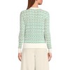 Lands' End Women's Cotton Viscose Button Shoulder Modern Crew Sweater - 2 of 4