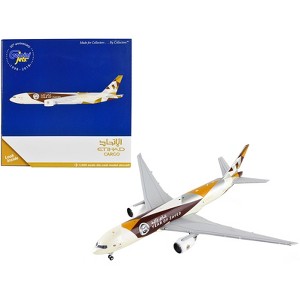 Boeing 777F Commercial Aircraft "Etihad Cargo - Year of Zayed" White with Graphics 1/400 Diecast Model Airplane by GeminiJets - 1 of 3