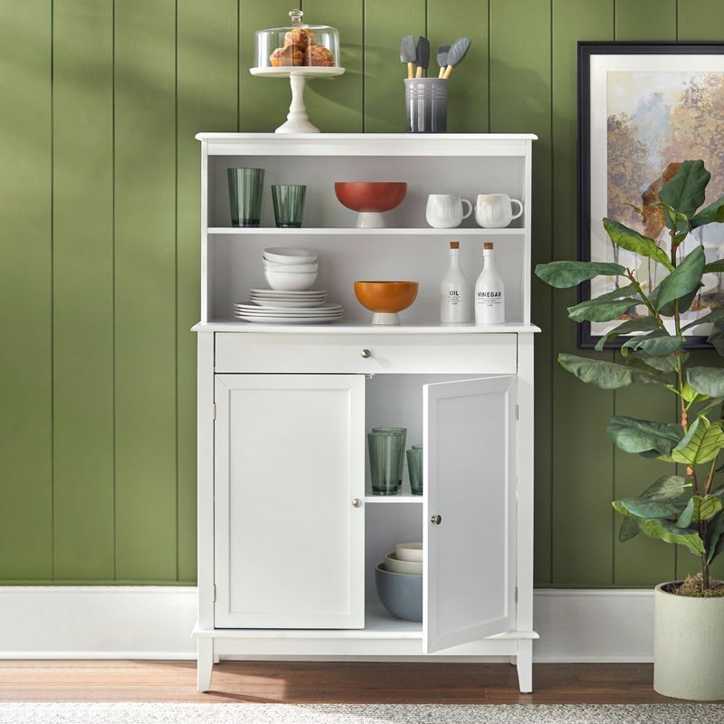 Farmhouse Buffet and Hutch White - Buylateral, 4 of 6