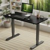 QingMoon Electric Standing Desk, Adjustable Height Stand up Desk, Modern Computer Table with USB Charging Port and Memory Presets for Home Office - 2 of 4