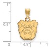 Black Bow Jewelry 14k Yellow Gold Plated Sterling Silver Butler Bulldogs NCAA Small Pendant - 2 of 3