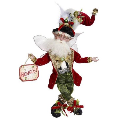 Mark Roberts Products 11" Collectible The Humbug Christmas Fairy Small - Green/Red