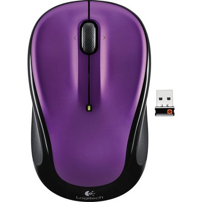 Logitech Wireless Mouse M325 - Optical - Wireless - Radio Frequency - 2.40 GHz - Vivid Violet - USB - Tilt Wheel