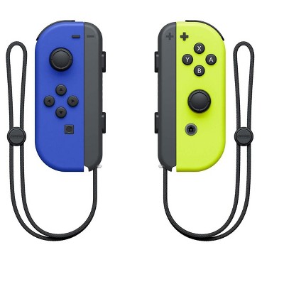 Nintendo Switch Joy-Con Complete Set Left/Right Blue & Neon Yellow Manufacturer Refurbished