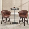 360 Degree Swivel Bar Stools Set with Table - 2 of 4
