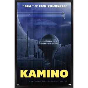 Trends International Star Wars: Kamino - Sea It by Russell Walks Framed Wall Poster Prints - 1 of 4