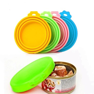 Paaaawaters One Reusable Silicone Pet Can Lid Bpa Free Suitable For Most Sized Dog And Cat Cans - Keeps Food Fresh Prevents Bacterial Odors
