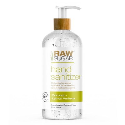 Raw Sugar Coconut + Lemon Verbena Hand Sanitizer - 9 fl oz