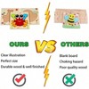 Wooden Puzzles for Toy Beautiful Colors, Vivid and Bright Colors, Exquisite Printing, Clear Patterns - 4 of 4
