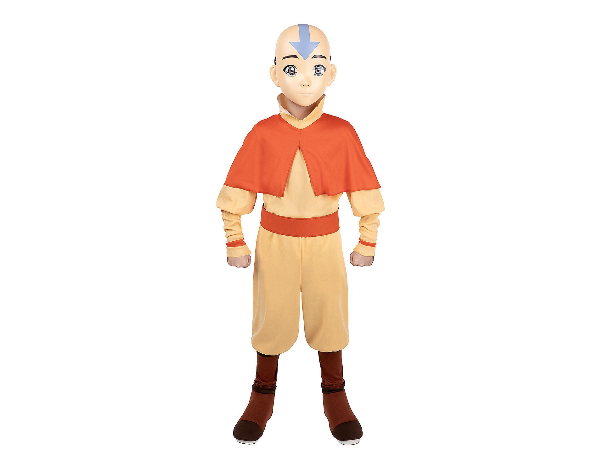 Avatar Boys' Aang Halloween Deluxe Costume Jumpsuit