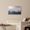 Art Remedy Silvered Layers Blue Abstract Art  Framed - 2 of 4