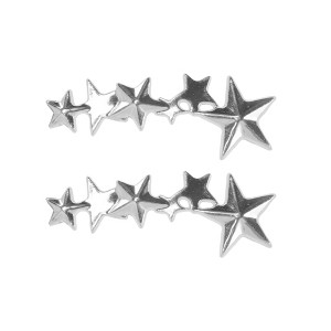 Unique Bargains Fashion Five-pointed Star Shoelace Charms 1 Pair - 1 of 4
