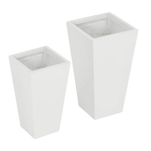 Resenkos Plant Pots, Flower Pots, Garden Planters,2-Pack Outdoor Planter Set, Flower Pots with Drainage Holes, Durable & Stackable Plant Pot, - 1 of 4