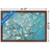 Trends International Almond Branches In Bloom by Vincent van Gogh Framed Wall Poster Prints - 3 of 4