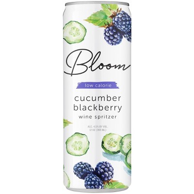 Bloom Cucumber Blackberry Wine Spritzer - 355ml Can