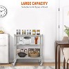 Stainless Steel Shelves, Storage Shelves, Adjustable Shelves, 330lbs per Tier Load Capacity, Kitchen&Garage&Office&Dining Room - 3 of 4