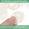 Unique Bargains Silk Weddings Reusable Artificial Flower Rose Petals 1.38 x 1.38" 600 Pcs - 4 of 4