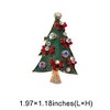 Unique Bargains Christmas Brooches YNCP736-1 Alloy Dripping Wax Multicolor 1 Pc - 3 of 4